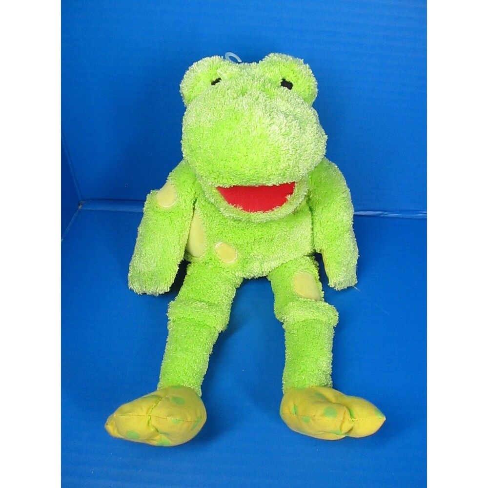 Gymboree Play And Music Green Frog Puppet Plush Toy 18 Months & Up 16 Inch